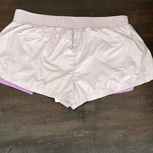 FP Movement by Free People Light Pink and Purple Athletic Shorts